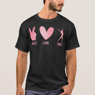 Cool Dance Art För Flickor Dansar Lyrisk Dans T Shirt
