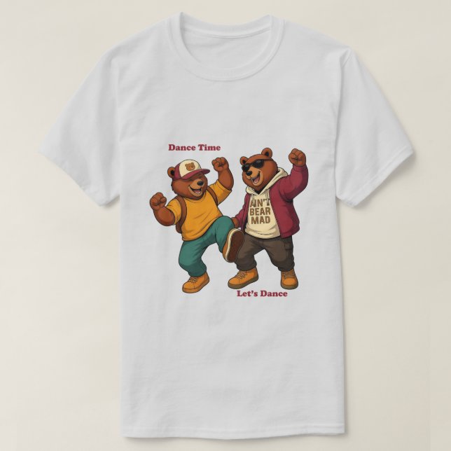 Cool Dancing Bears T Shirt (Design framsida)