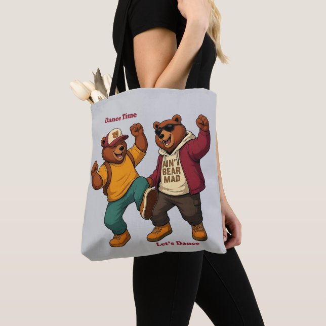Cool Dancing Bears Tygkasse (Närbild)