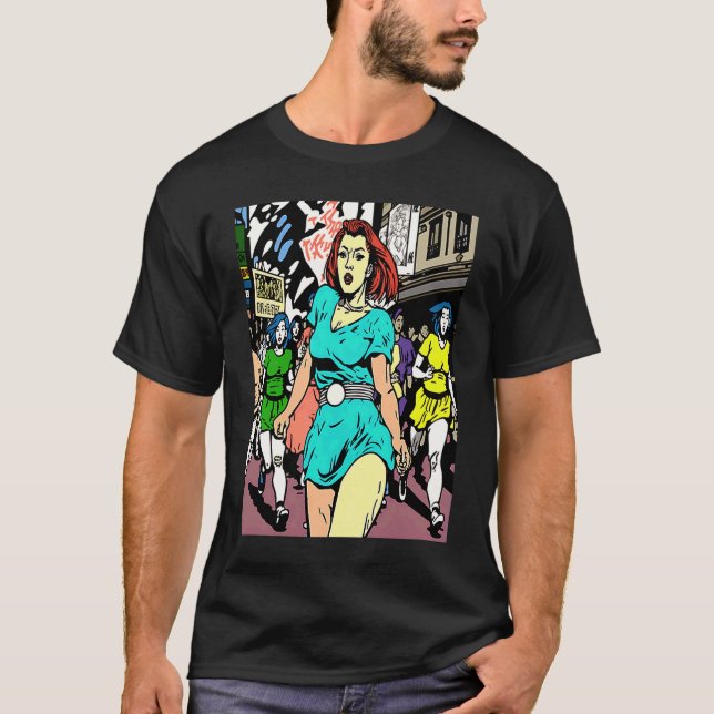 Cool Dancing Mom Retro Streetwear Dancer Mom  3 T Shirt (Framsida)