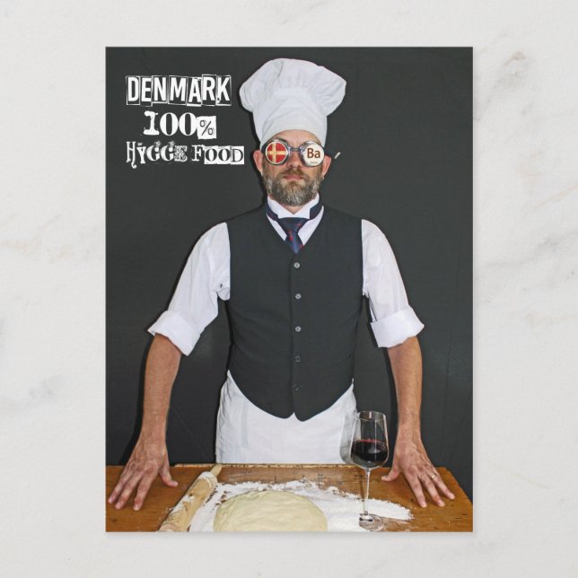 Cool Danmark 100% hygge-mysig mat! Vykort (Framsida)