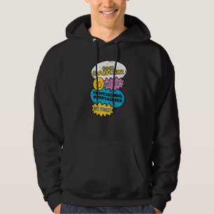 Cool dansare på dagtid professionell överanalysato hoodie