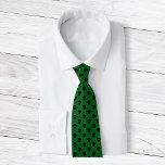 Cool Dark Green Black Skull Dots Pattern Mens Slips<br><div class="desc">This cool,  polka dots pattern is made up of black skulls on a dark,  hunter green background.</div>