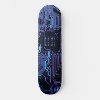 Cool datordator kretskort Blå Skateboard Bräda 19,5 Cm