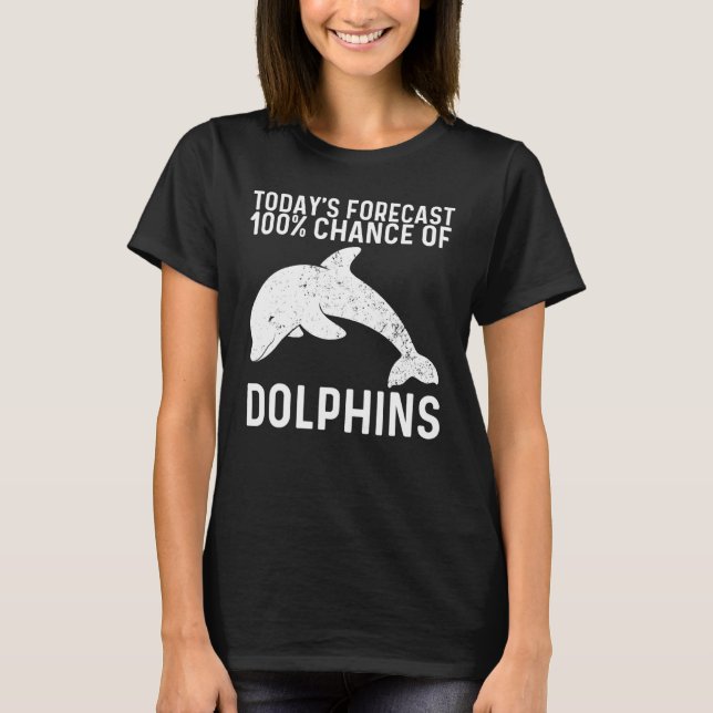 Cool Delfin För Män Kvinnor Flasknosdelfin Anim T Shirt (Framsida)