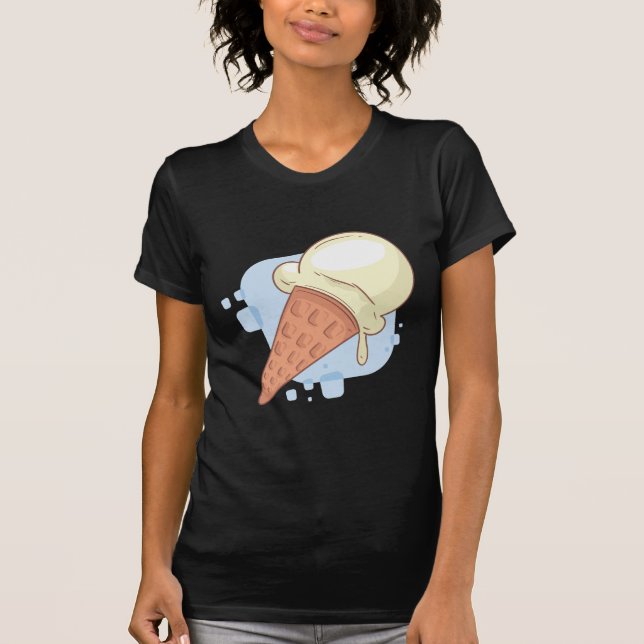 Cool design för vaniljglass t shirt (Framsida)