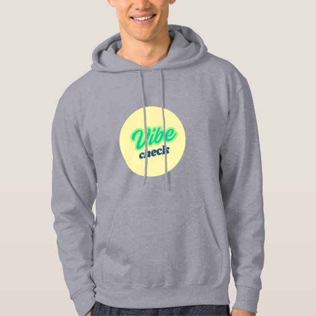 Cool Design: Vibe Check Hoodie (Framsida)