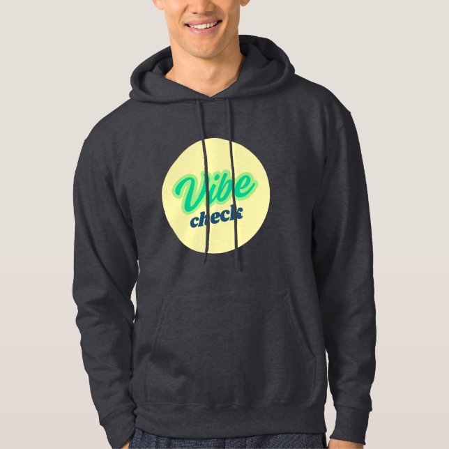 Cool Design: Vibe Check Hoodie (Framsida)