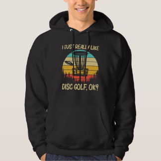 Cool Disc Golf For Men Women Disc Golf  Player Hoodie