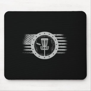 Cool Disc Golf Sport Usa Grunge Flagga - Disc Golf Musmatta