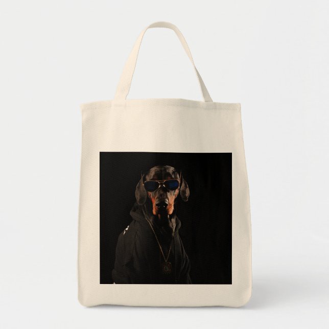 Cool Doberman Tygkasse (Framsidan)