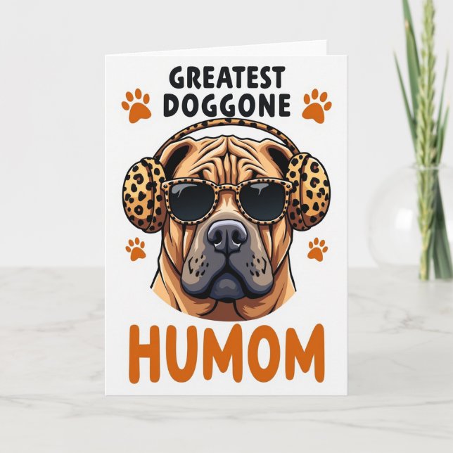 Cool Dog Humom-kort Kort (Framsida)