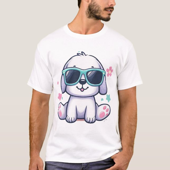 Cool Dog Life T Shirt (Framsida)