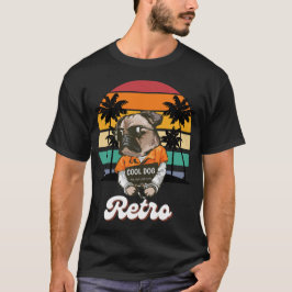 Cool Dog : Retro T Shirt