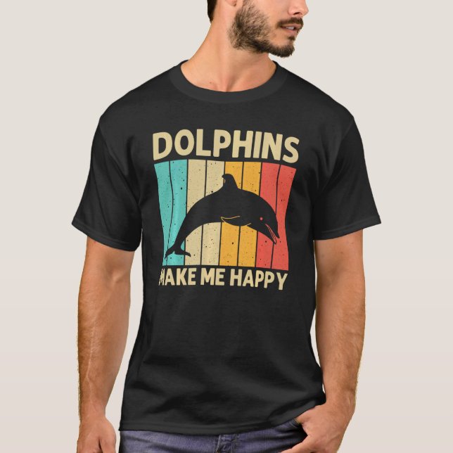 Cool Dolphin For Men Women Dolphins Beluga Whale S T Shirt (Framsida)