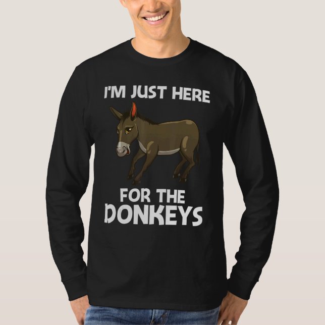 Cool Donkey For Men Women Mule Donkey  Safari Anim T Shirt (Framsida)