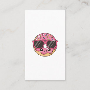Cool Donut med solglasögon Visitkort
