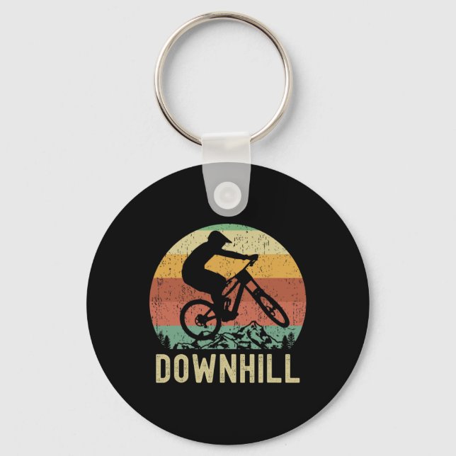 Cool Downhill Jersey, Mountain Biking, Cycling, Mo Nyckelring (Framsida)