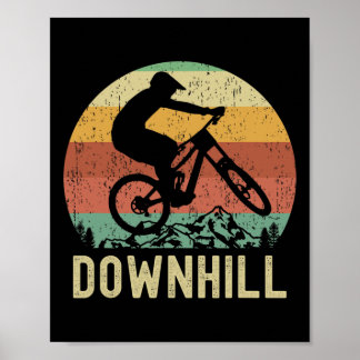 Cool Downhill Jersey, Mountain Biking, Cycling, Mo Poster