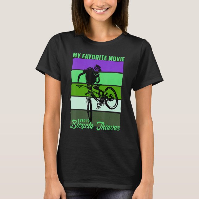 Cool DownHill Mountain Bike Design for Hardcore Cy T Shirt (Framsida)