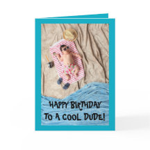 COOL DUDE BIRTHDAY CARD