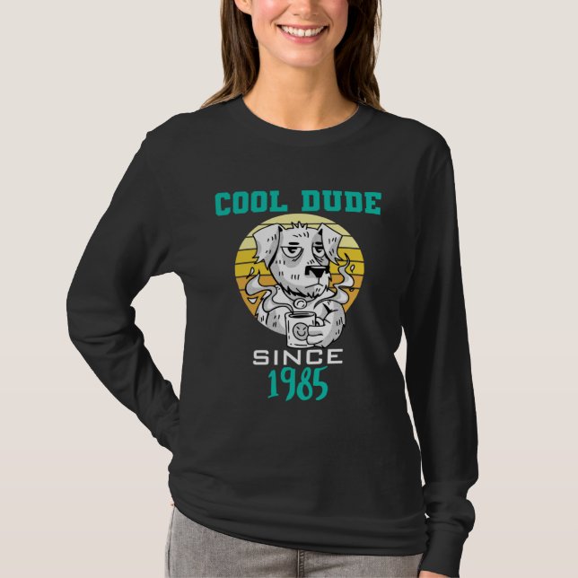 Cool dude since 1985 t shirt (Framsida)