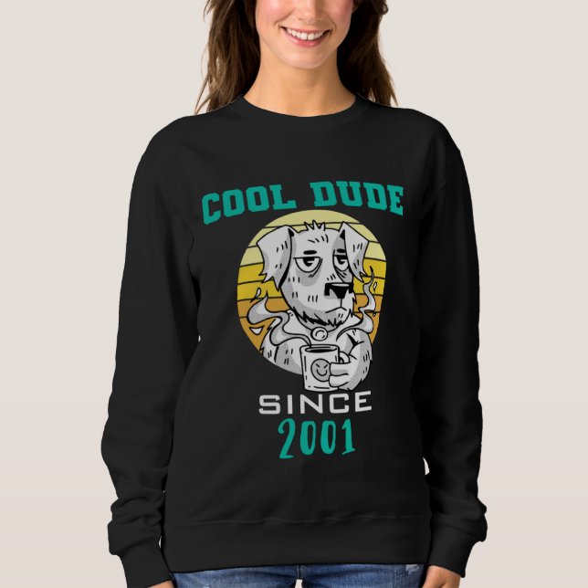 Cool dude since 2001 t shirt (Framsida)