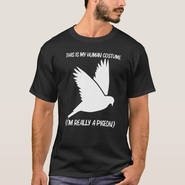 Cool Duv för män kvinnor Klippduva Fågel Husdjur T Shirt (Framsida)