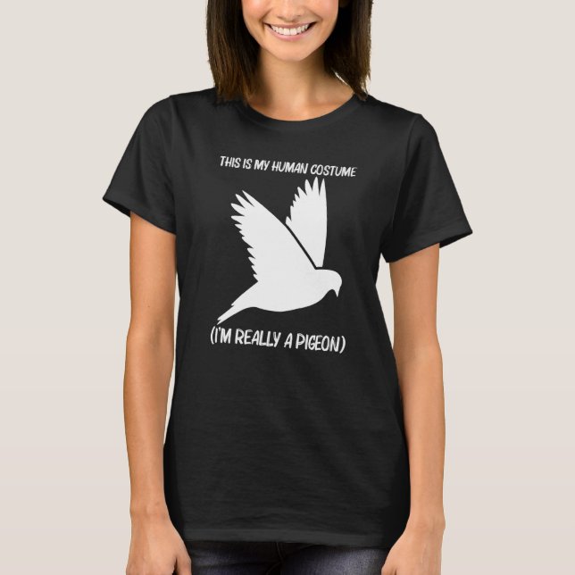 Cool Duv för män kvinnor Klippduva Fågel Husdjur T Shirt (Framsida)