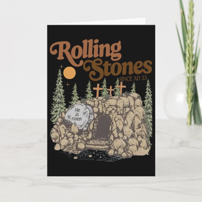 Cool Easter Bunny Face With Sungles  Kort (Framsida)