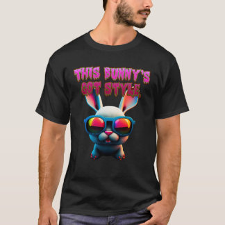Cool Easter Bunny Happy Easter Friends Bunny Style T Shirt