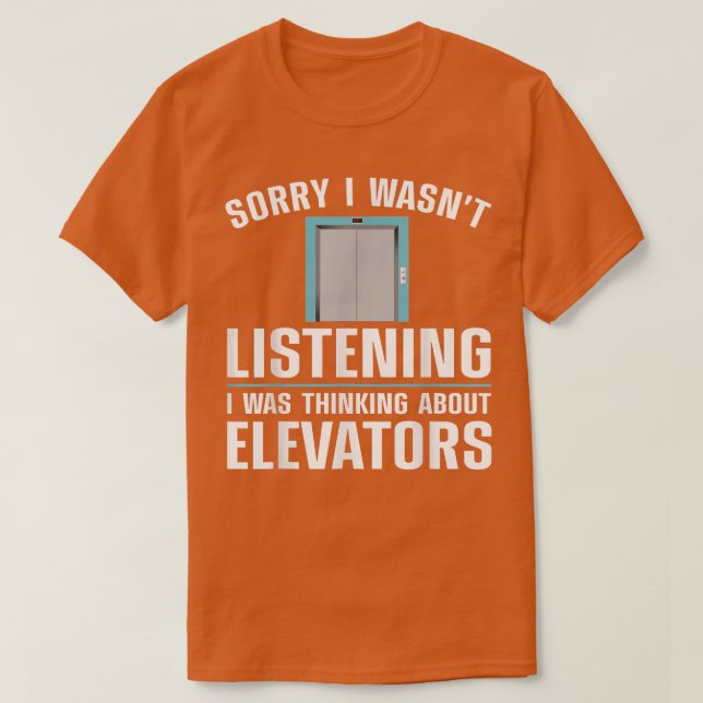 Cool Elevator Art Men Women Inspector Mechanic Mai T Shirt (Design framsida)