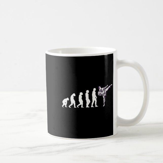 Cool Evolution Taekwondo Karate Aikido Ju Jutsu Kaffemugg (Höger)