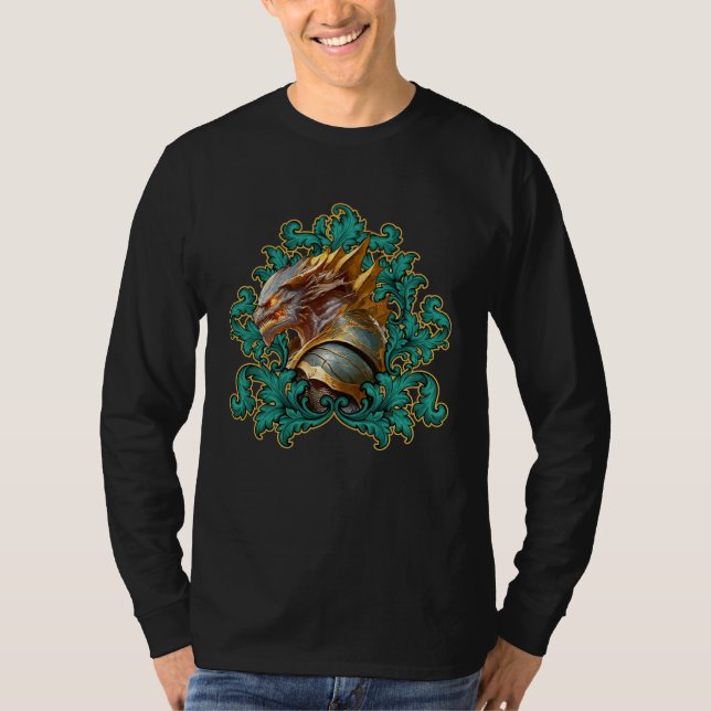 Cool Fantasy Dragon Game Gamer Cosplay Nerds 16 T Shirt (Framsida)