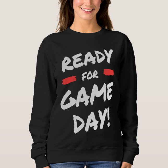 Cool Fantasy Football Season Sunday Ready Game Day T Shirt (Framsida)