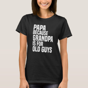 Cool Farfar För Män Farfar Pappa Förälder Pappa T Shirt