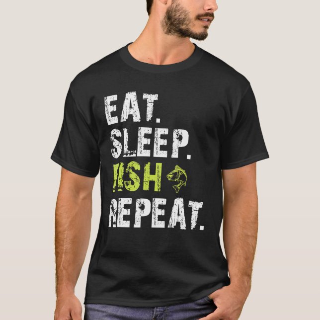 Cool fiskare Fiskare hobby Fiskarekung T Shirt (Framsida)