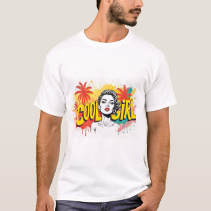 Cool flicka  t shirt