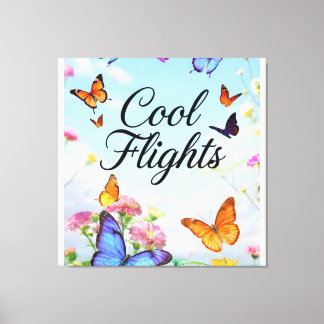 Cool Flights Fjäril Canvastryck