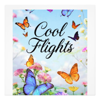 Cool Flights Fjäril Fototryck