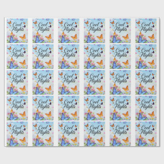 Cool Flights Fjäril Presentpapper
