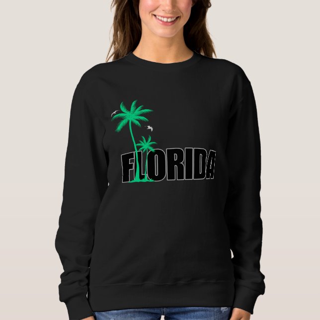 Cool Florida Beach Vibes & Relaxing Scenery Of Flo T Shirt (Framsida)