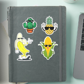 Cool Food Sticker Pack Funny Vinyl Stickers Klistermärken