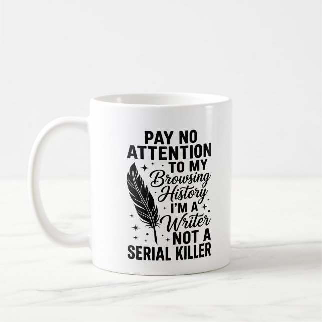 Cool Författare Journalist Författande Poesi Kaffemugg (Vänster)