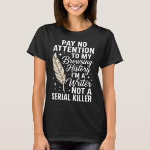 Cool Författare Journalist Författande Poesi T Shirt