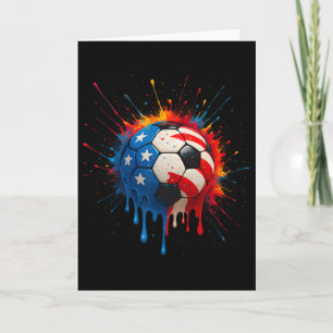 Cool fotbollsspelare Drip Sport för pojkar män fli Kort