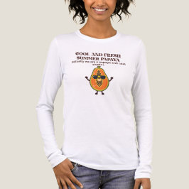 Cool & Fresh Sommar Papaya Karaktär T Shirt