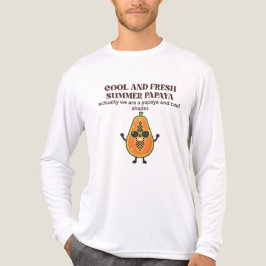Cool & Fresh Sommar Papaya Karaktär T Shirt