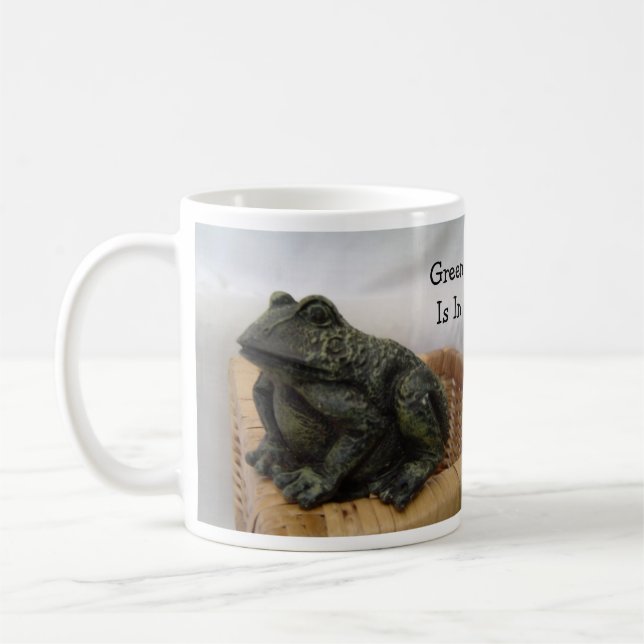 Cool Frog Green Is In Kaffemugg (Vänster)