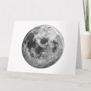 Cool Fullmåne Grafisk Rymd Astronomi Vetenskap Kort